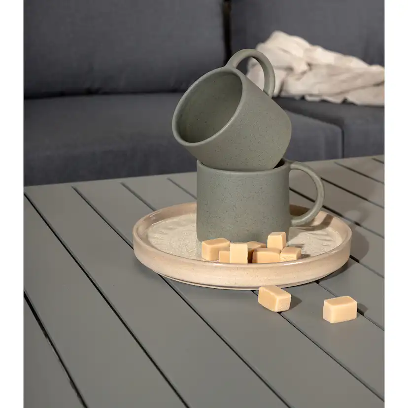 Soffbord Venture Home Copacabana Utomhus Loungebord i Aluminium, Khaki