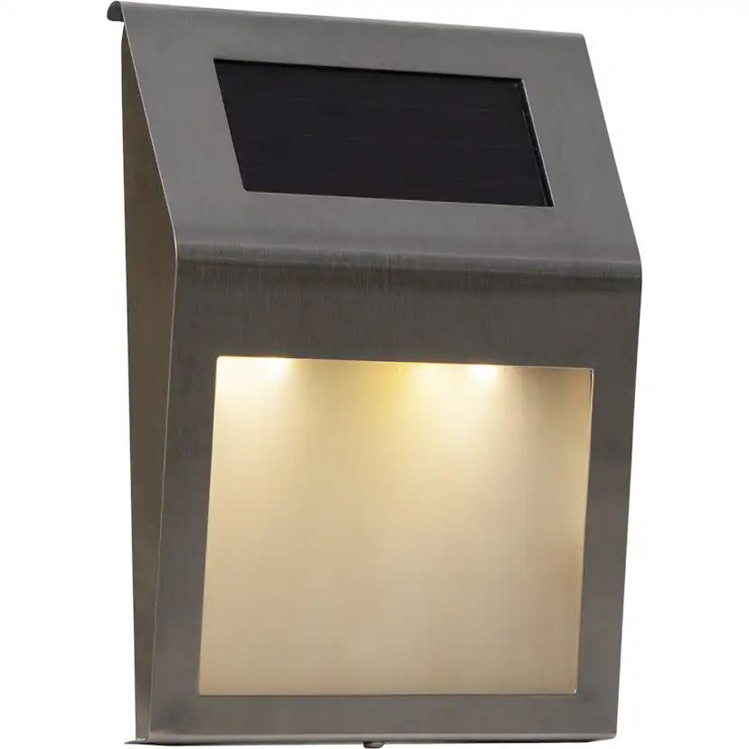 Solcells-vägglykta Star Trading Wally Twilight