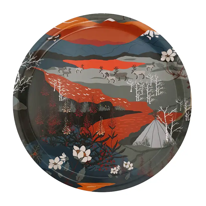 Bricka Arvidssons Textil Fjällvandring Rund