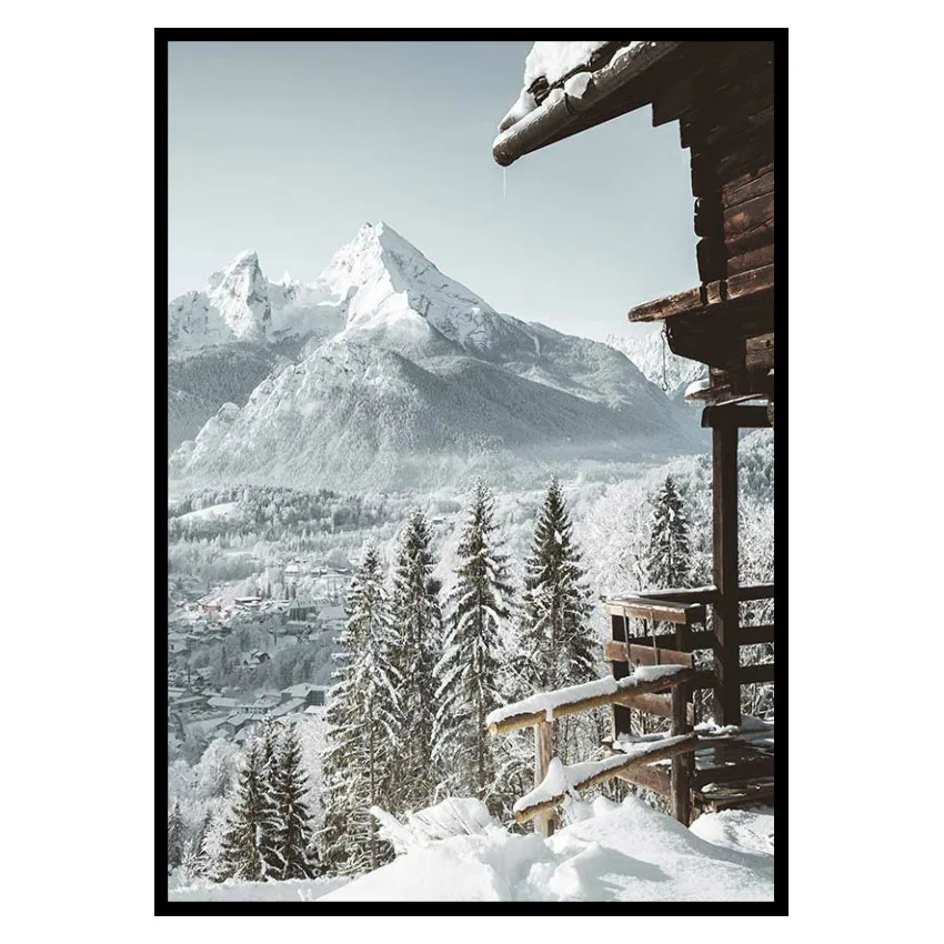 Poster Gallerix Cabin In The Alps