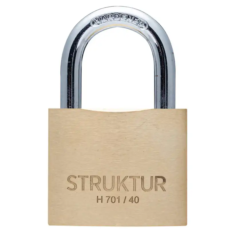 Hänglås Millers Mässing H 701/40Ll7011