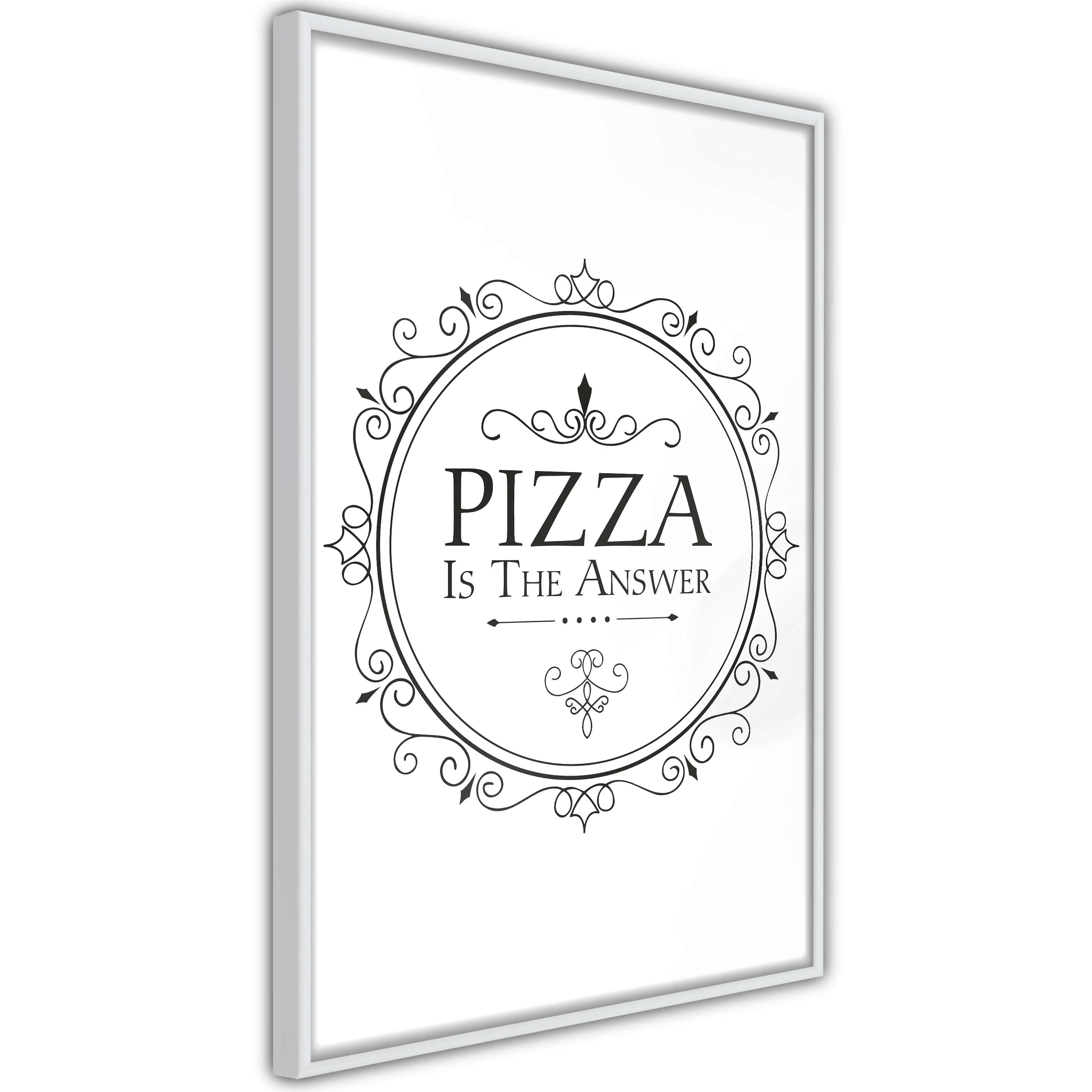 Poster Artgeist Affisch Pizza is the Answer