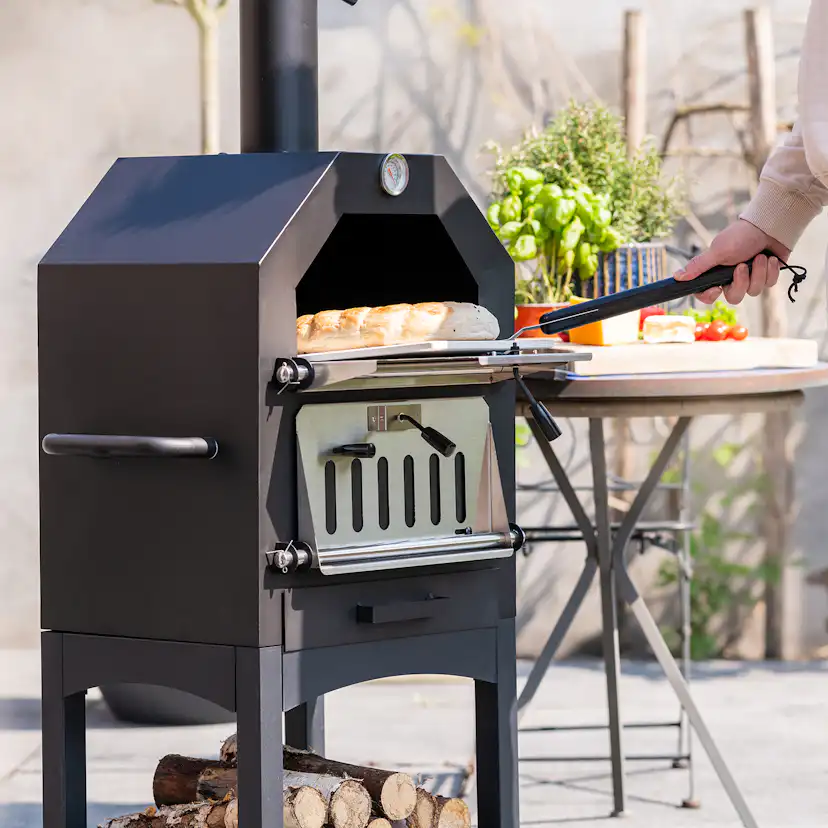 Pizzaugn RedFire Lorenzo för Utomhhusbruk inkl Pizzatallrik