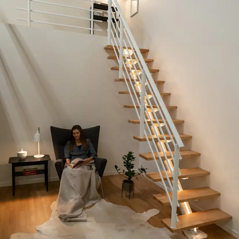 SYDNEY bok oljad rak vit PURE 11S 85W Vit, Bredd: 850 mm, Max Takhöjd: 2700 mm