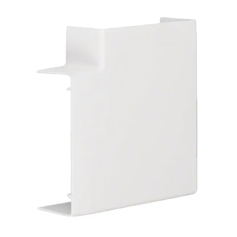 L-Vinkel till Matarkanal Hager Flexibel LF/LFH 40 x 110 mm Halogenfri Vit RAL 9016