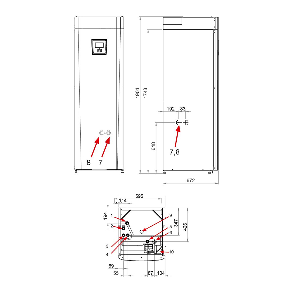 Bergvärmepump CTC EcoHeat 400