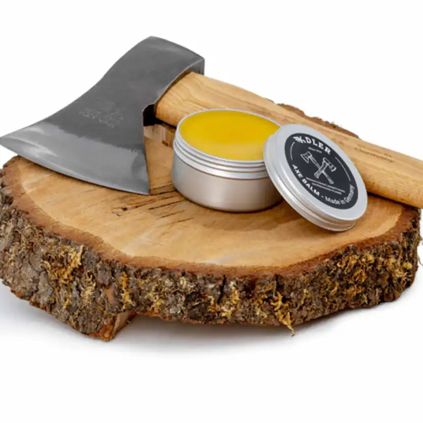 Slipset Adler Care Skötselkit Till Yxa Med Med Balsam, Bryne & Tygväska