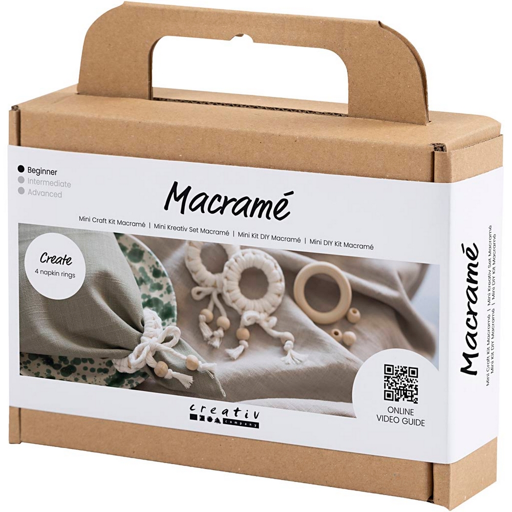 DIY-kit Creativ Company Makramé Servettring