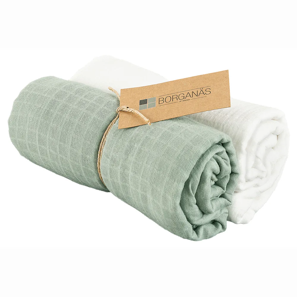 Muslinfilt Borganäs of Sweden 2-pack
