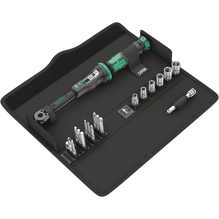 Momentnyckelsats Wera 1/4 tum Click-Torque A6 2,5-25Nm 20Del
