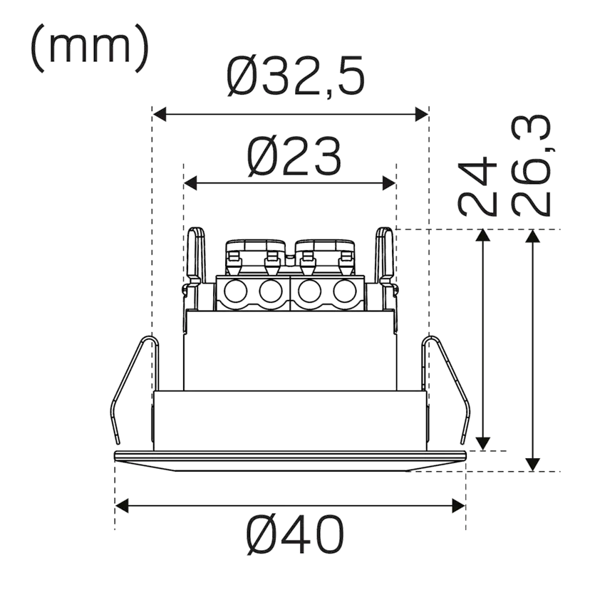 Core Smart Tilt 45° Vit 3000K 3000 K