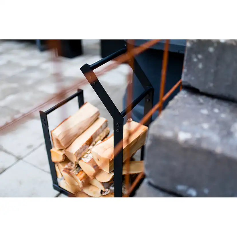 Vedställ Skotte Garden Metall Svart