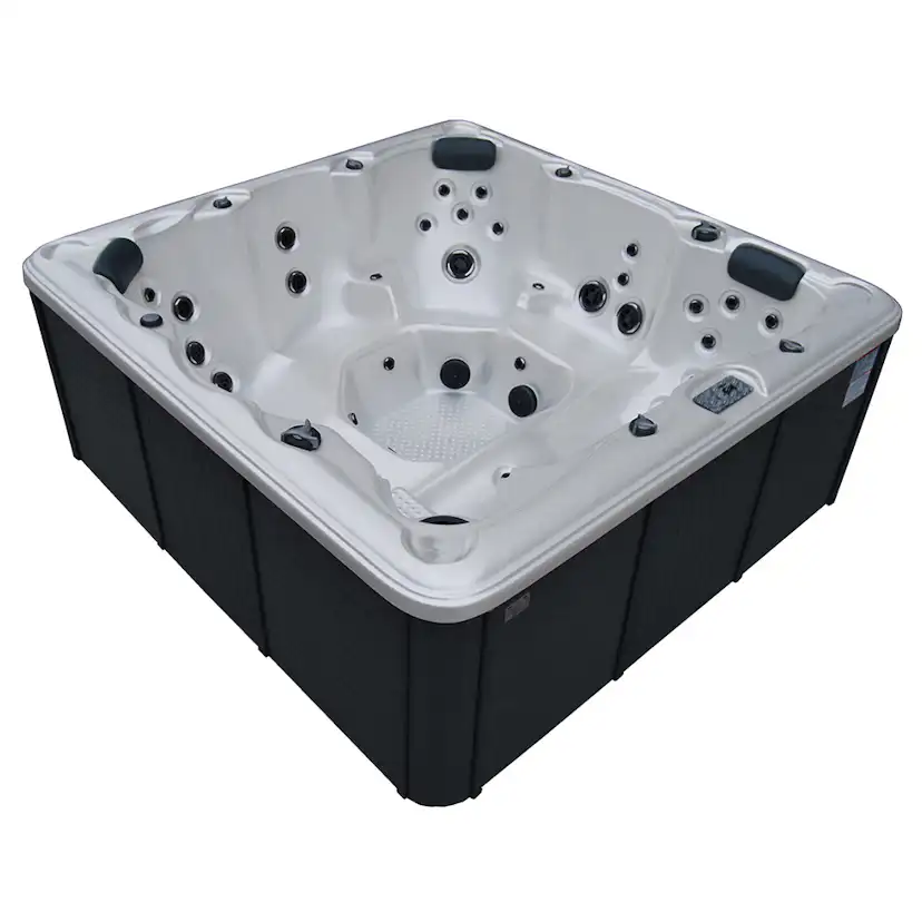 Utespa DenForm 61 Quartz White 49 Jets Spabad för 6 Personer