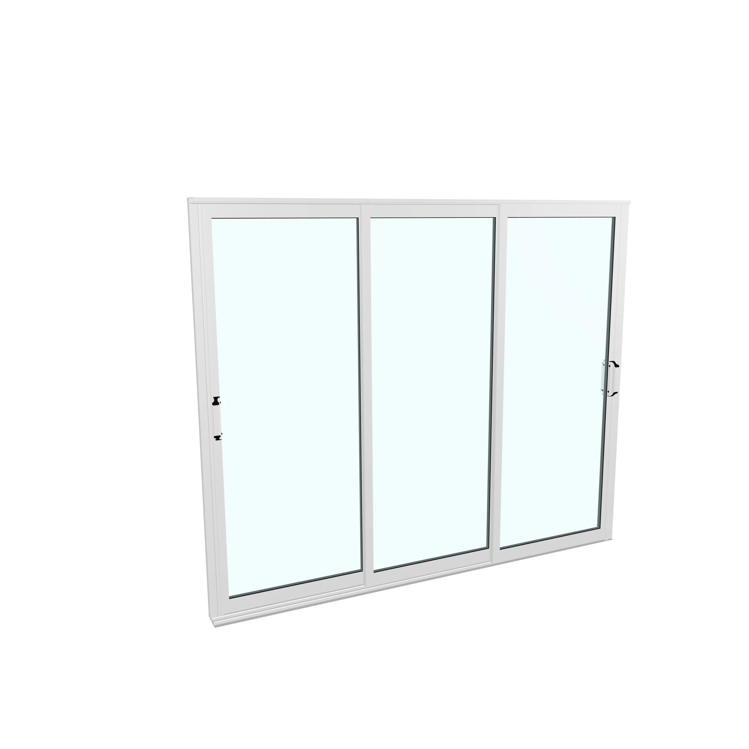 Landskap Skjutdörrsparti Robust B2400mm x H2000 - Vit Vår oc B2400 x H2000 mm - Vit