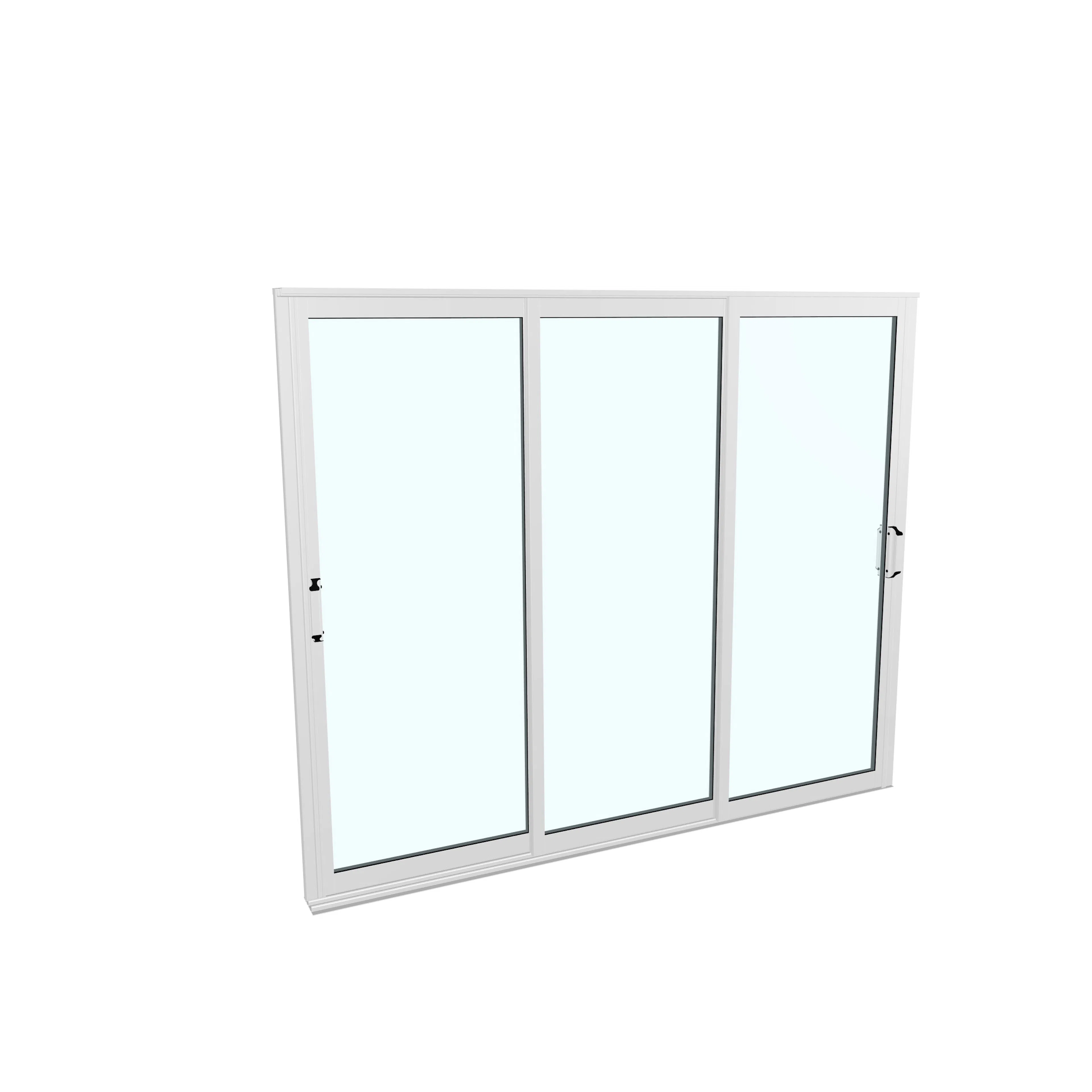 Landskap Skjutdörrsparti Robust B2400mm x H2000 - Vit Vår oc B2400 x H2000 mm - Vit