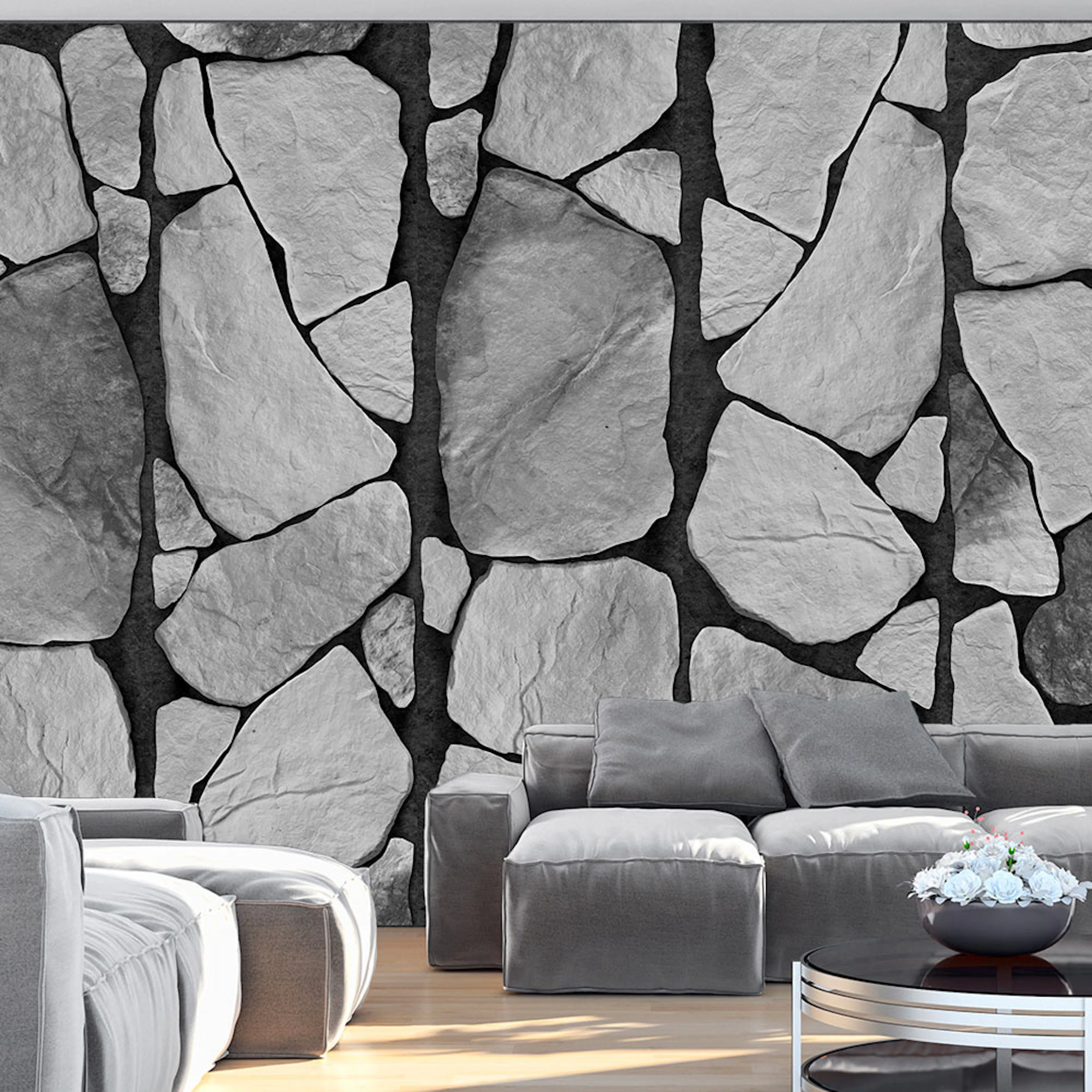 Fototapet Arkiio Greyscale 50x1000 cm