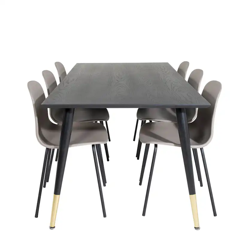 Matgrupp Venture Home Dipp med 6 Arctic Stolar