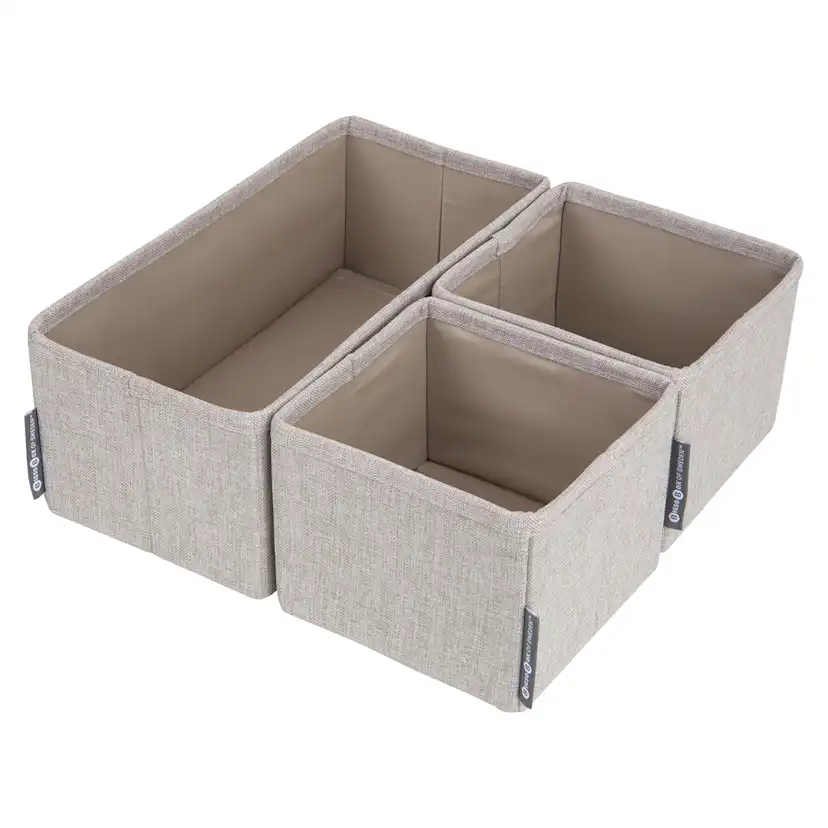 Förvaringslådor Bigso Box of Sweden Drawer organizer 3-set Beige