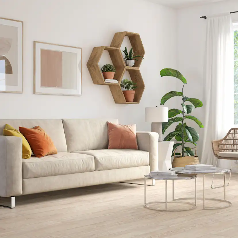 Vinylgolv Forbo Enduro Click med Klickfunktion White pine/Beige