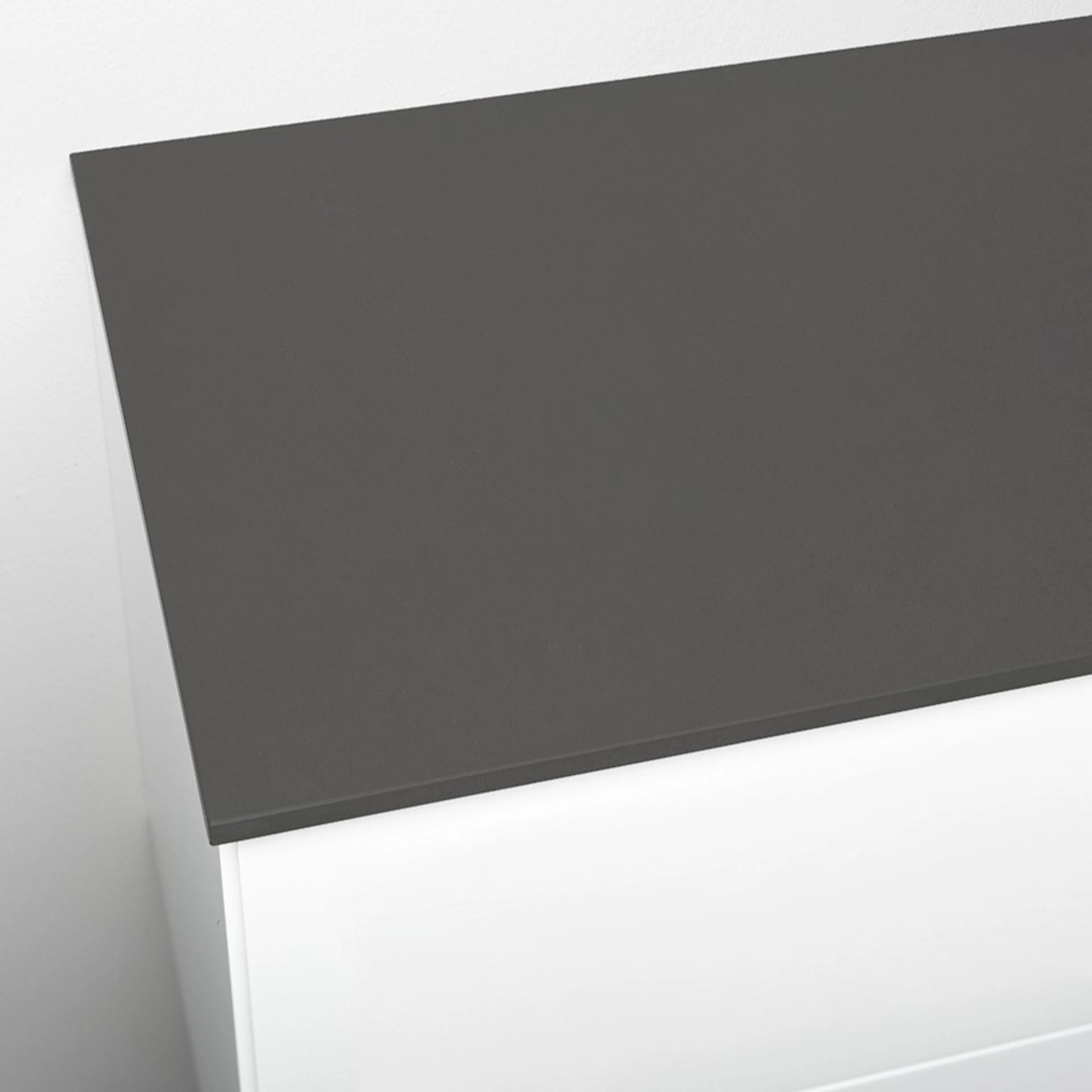 BÄNKSKIVA ANTRACIT 600 Antracitgrå, BxD: 610x462 mm