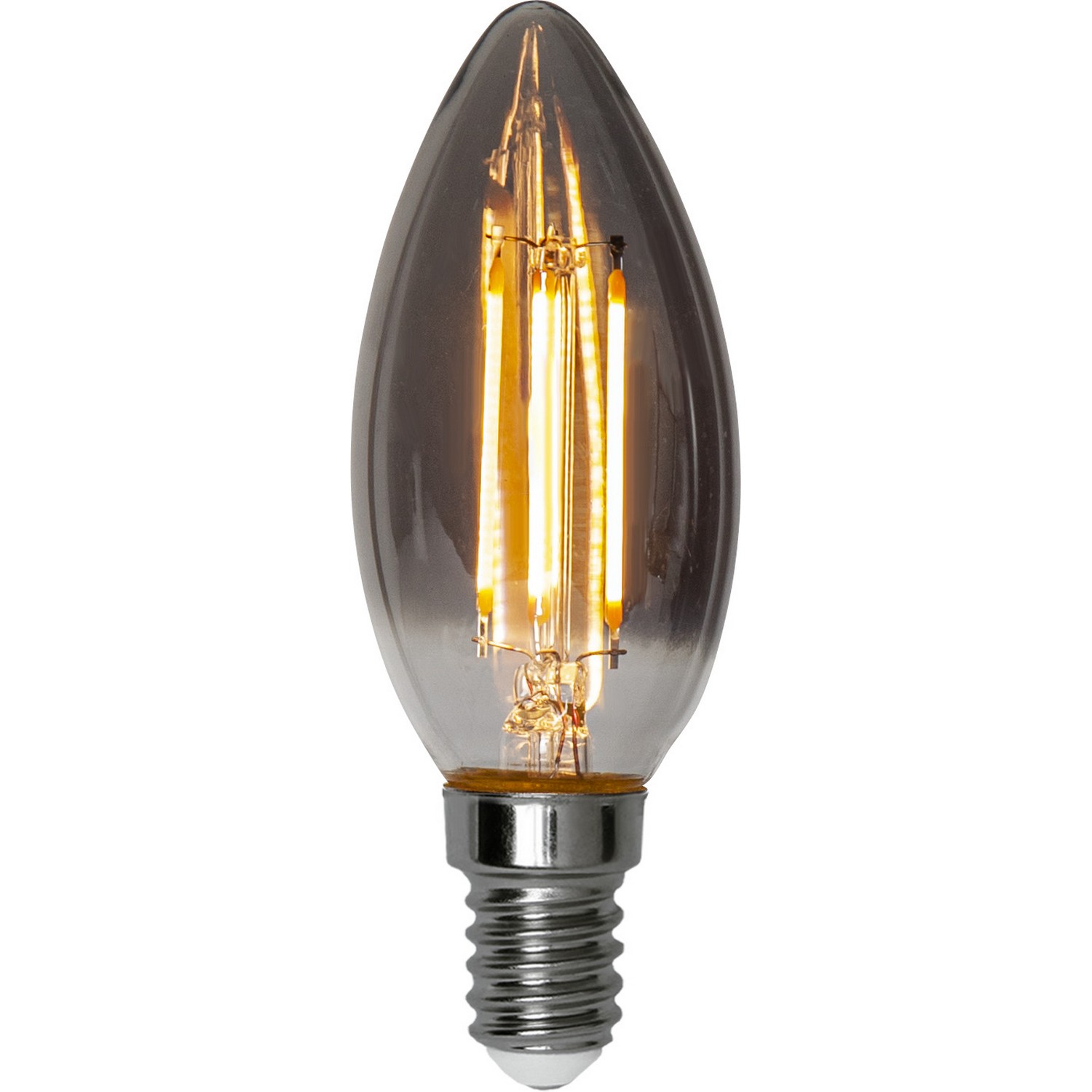 LED-Lampa Star Trading Soft Glow Smoke 3-step memory E14 C37