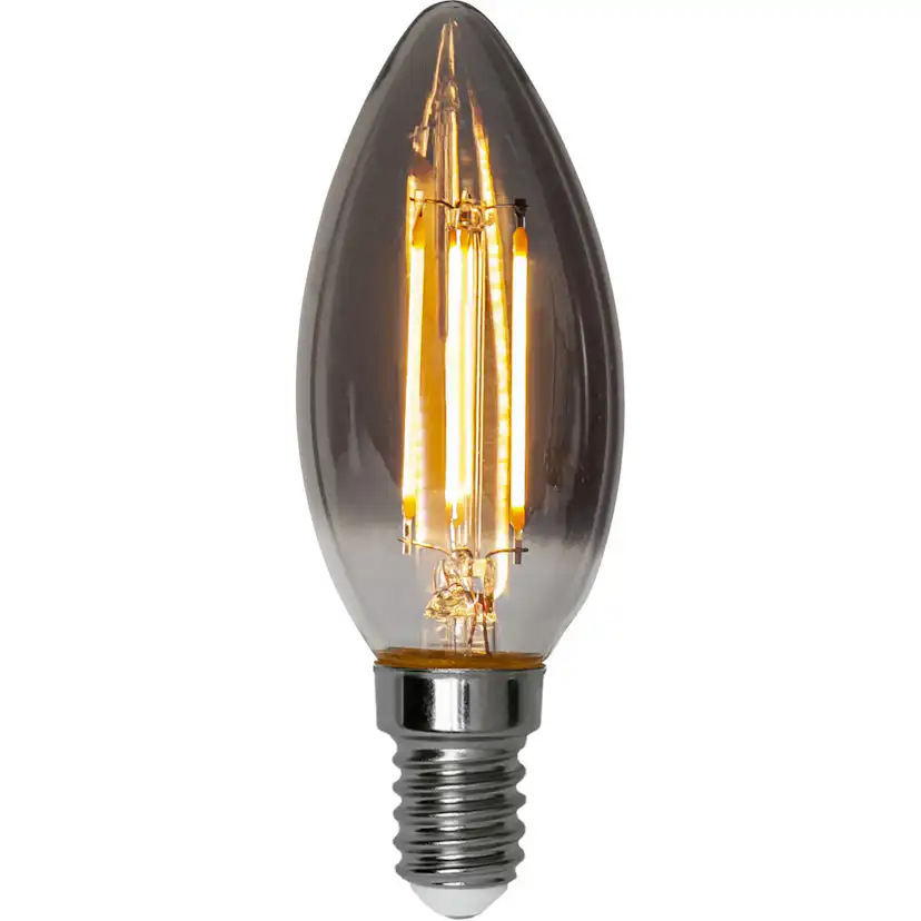 LED-Lampa Star Trading Soft Glow Smoke 3-step memory E14 C37