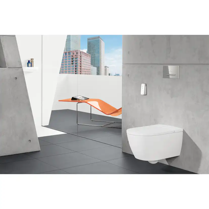 Spolknapp Villeroy & Boch ViConnect installationssystemen 92 Antracit Matt