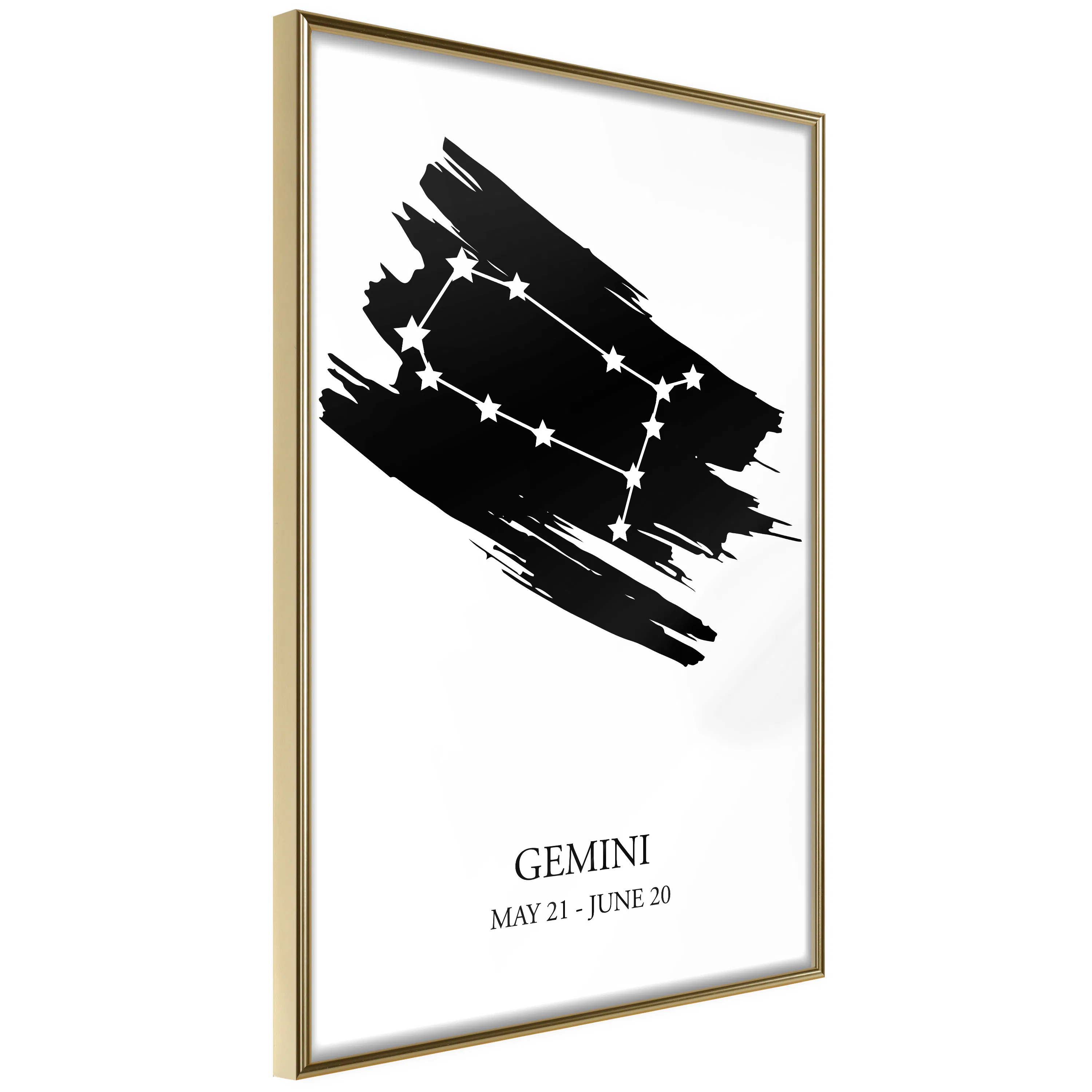 Poster Artgeist Affisch Zodiac Signs Gemini