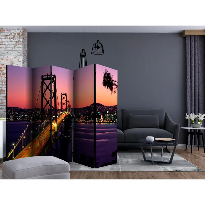Rumsavdelare Arkiio Charming Evening in San Francisco II 225x172 cm