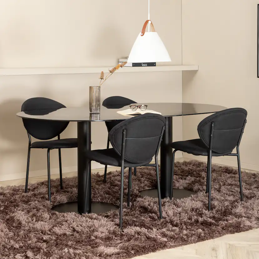 Matgrupp Venture Home Oslo med 4 Valor Stolar