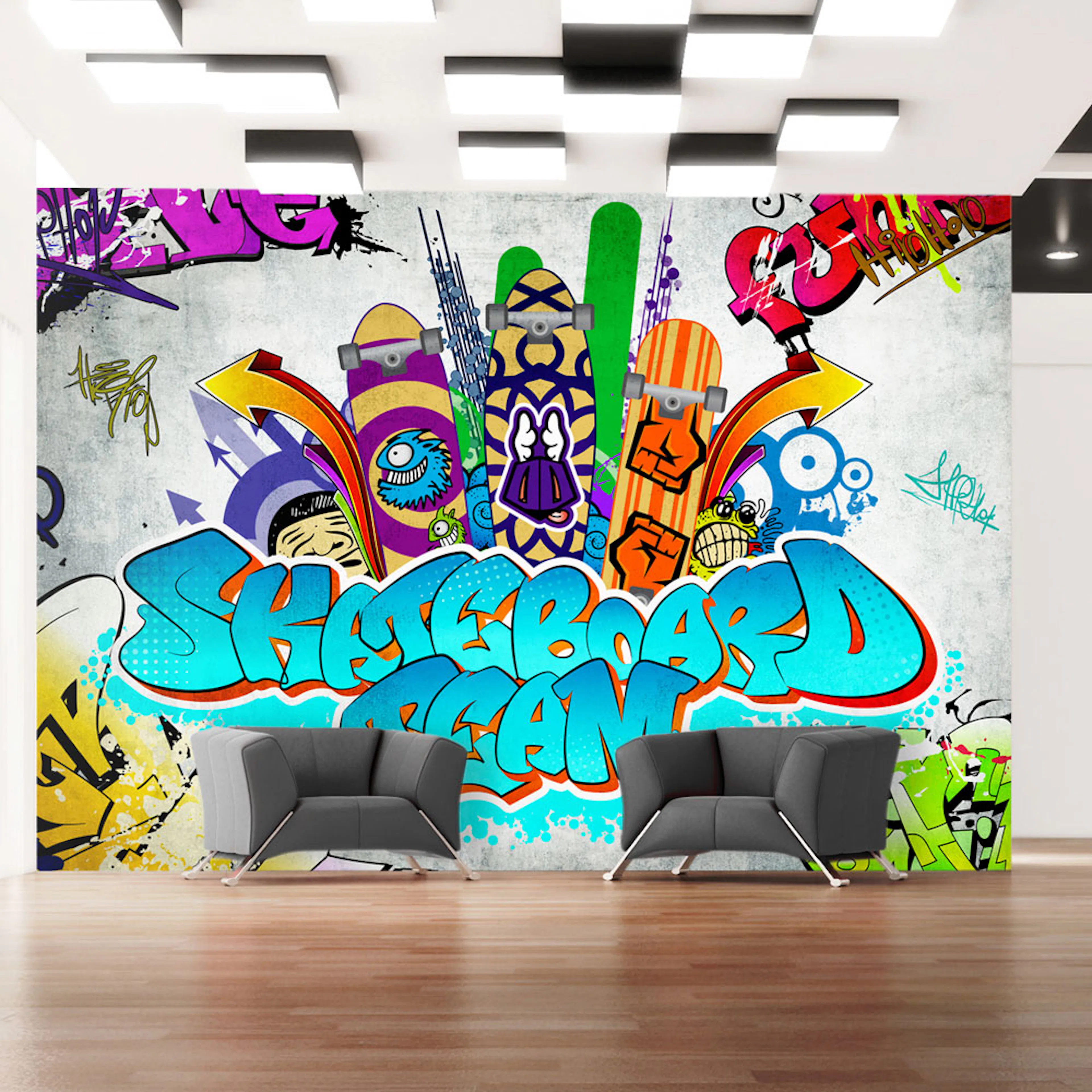 Fototapet Arkiio Skateboard Team