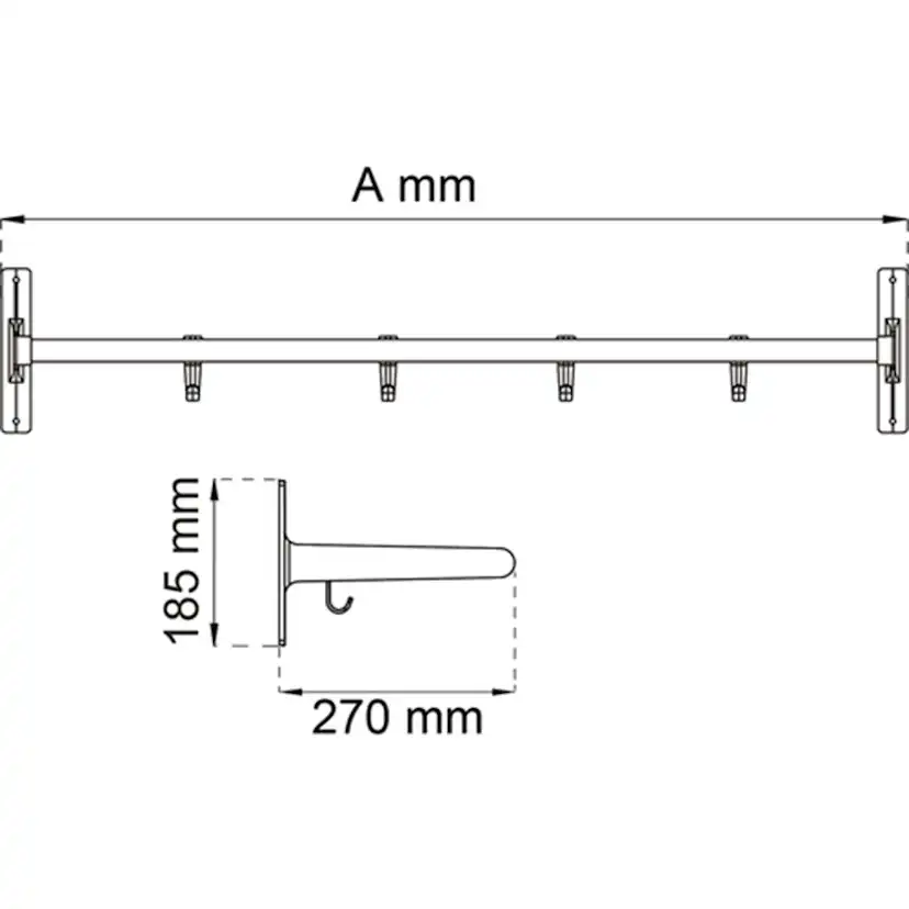 Hatthylla Habo Elegant 60 cm