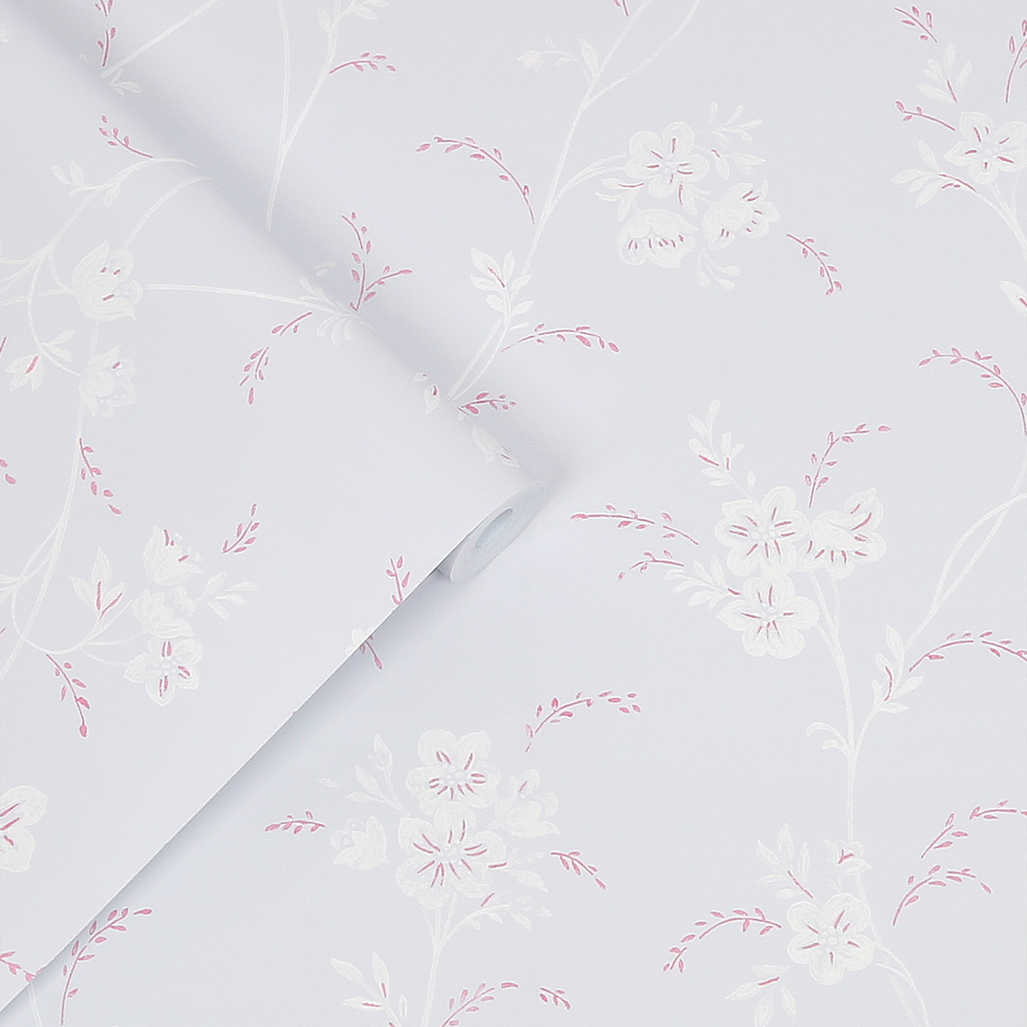Tapet Laura Ashley Eva Floral Sugared Grå 118493