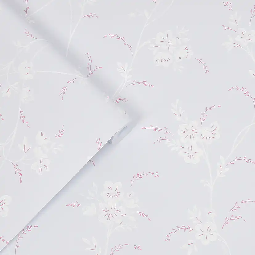 Tapet Laura Ashley Eva Floral Sugared Grå 118493