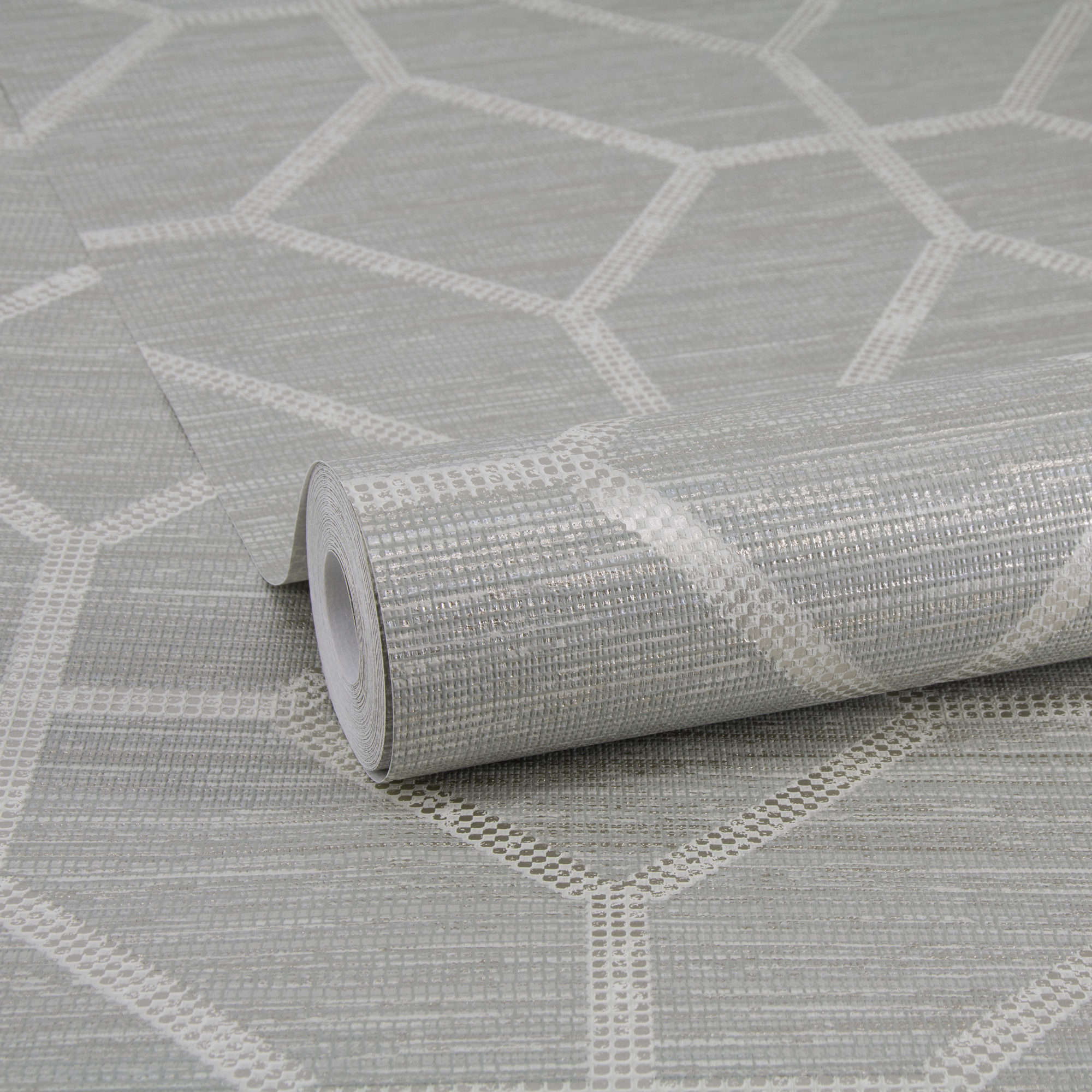Tapet Sublime Geometrisk Texture Sage Grön 121143
