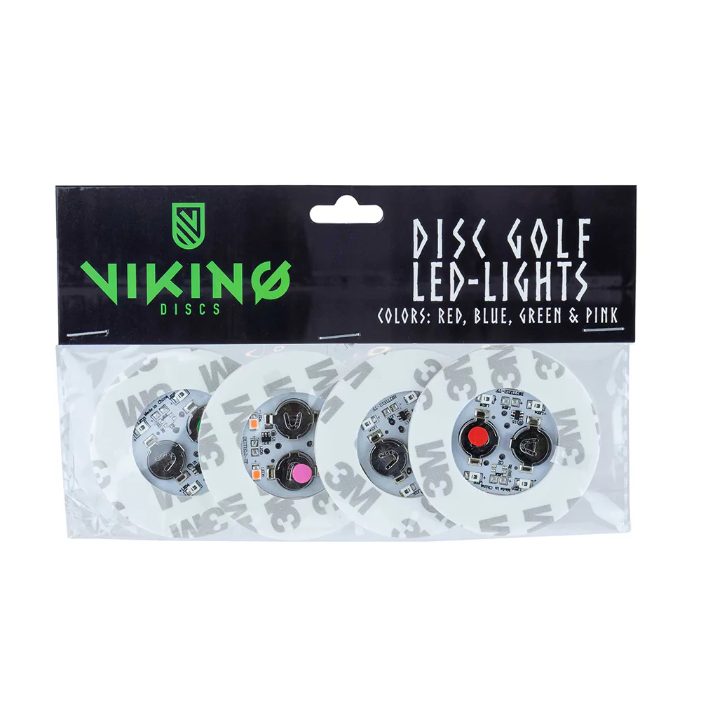 LED-belysning Viking Discs till Frisbeegolf 4 st
