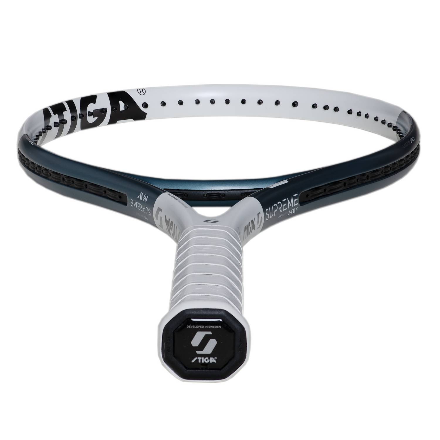 Tennisracket Stiga Sports Supreme MW 3 Osträngat White/Blue