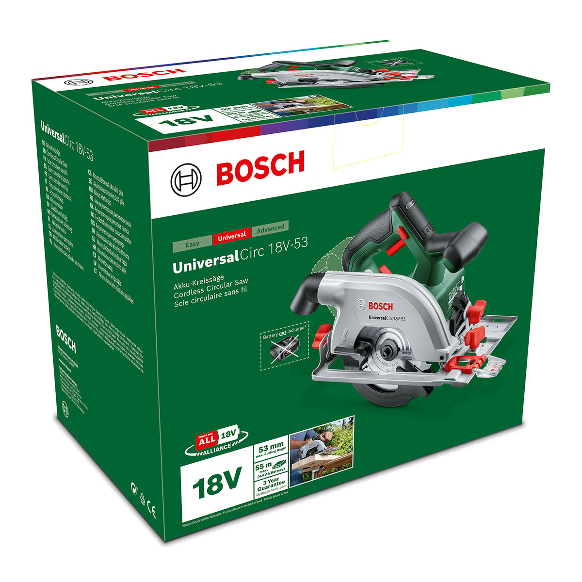 Cirkelsåg Bosch Power Tools Universalcirc 18V-53