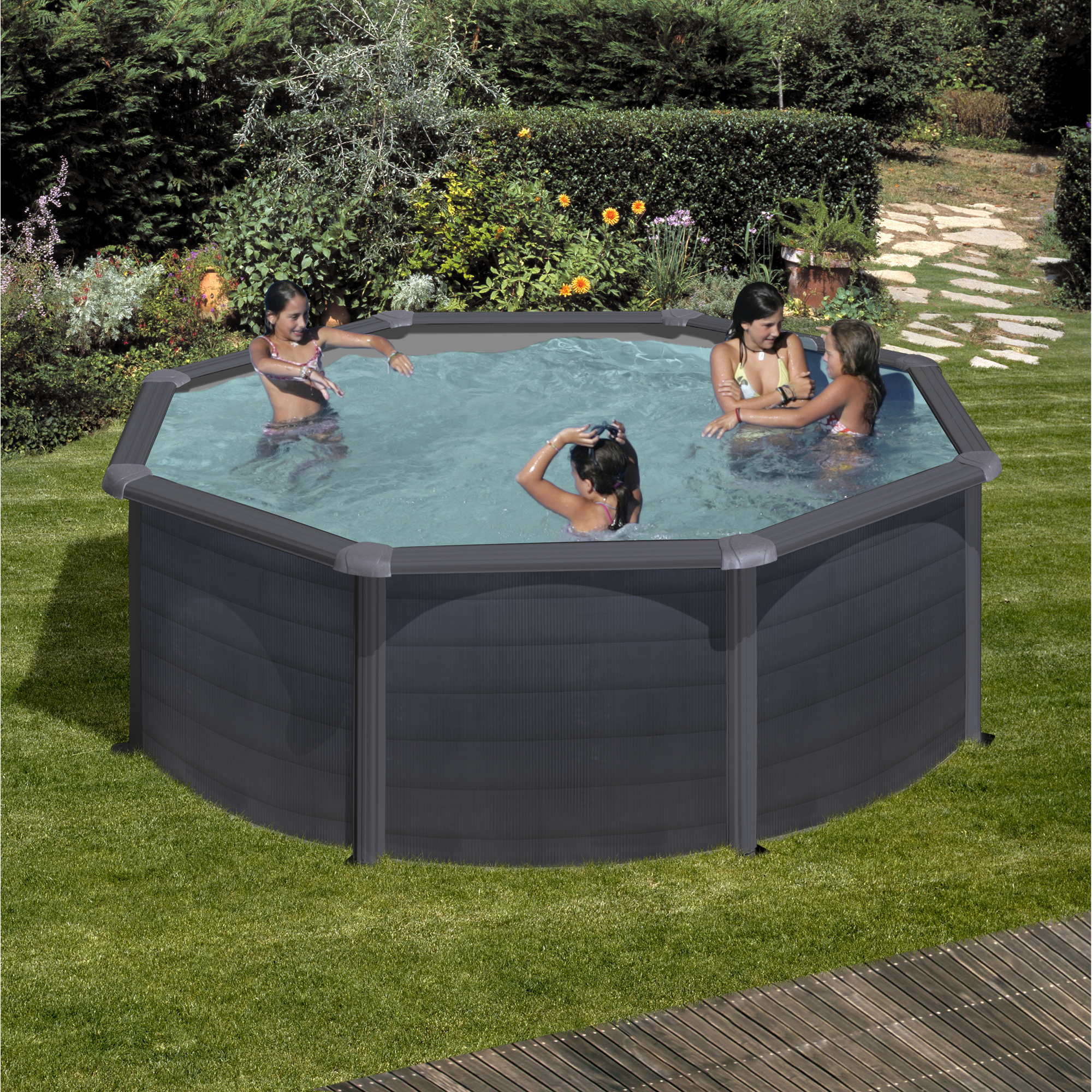 Poolpaket Swim & Fun Basic Pool Rund