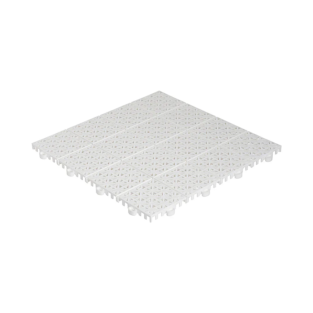 Golvplatta Hestraplattan Universa Snow White Golvtrall i Plast