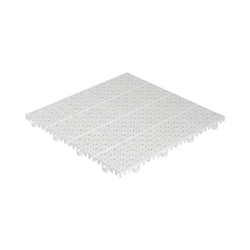 Golvplatta Hestraplattan Universa Snow White Golvtrall i Plast