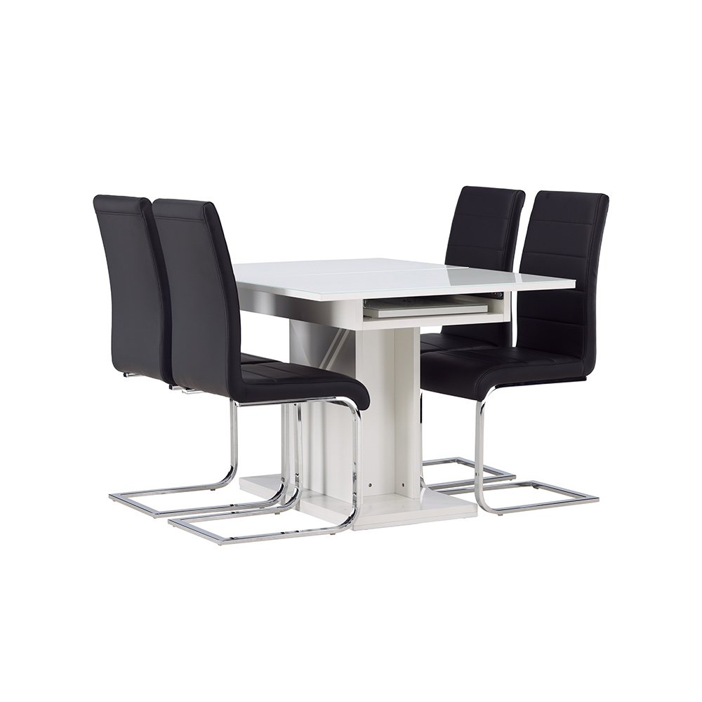 Matgrupp Venture Home Pluto med 4 Tempo Stolar