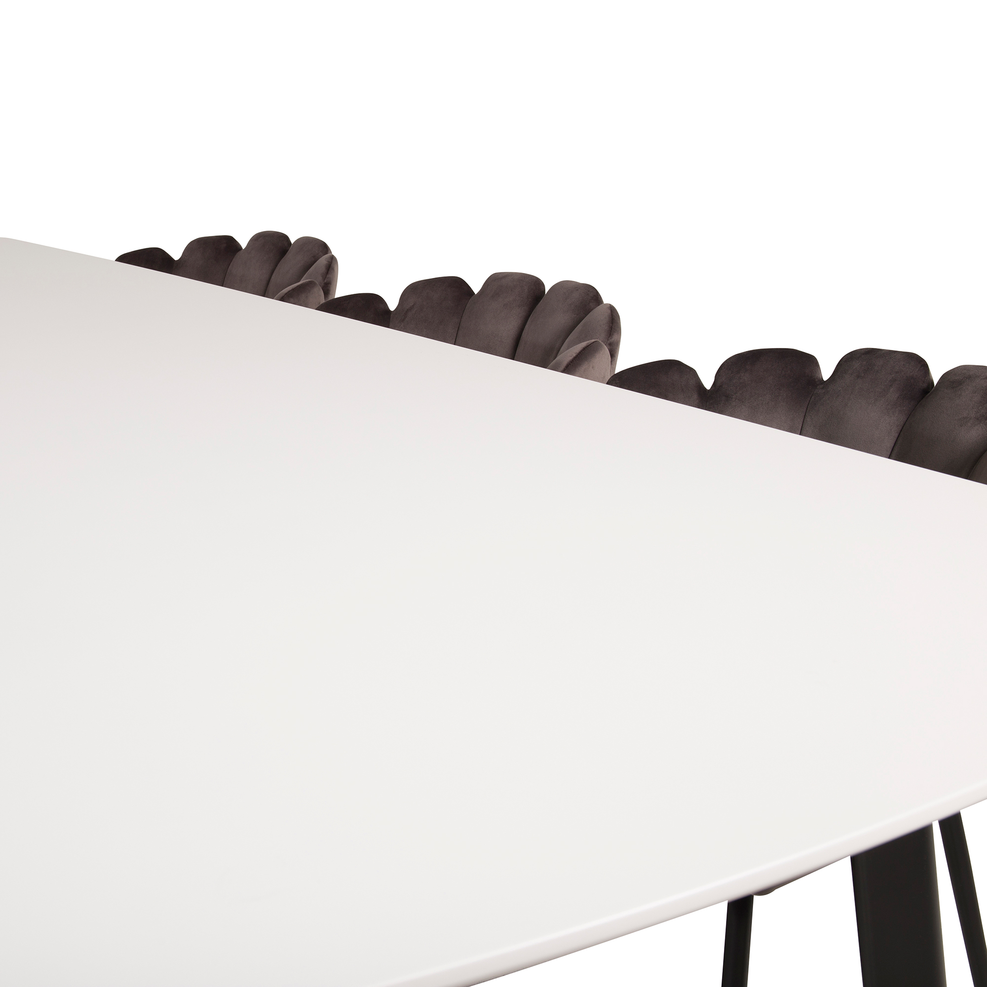 Matgrupp furniture/fashion Poker med 6 Limhamn Stolar