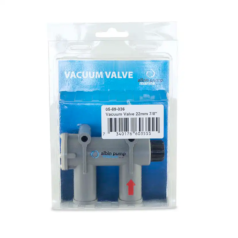 Vakumventil Albin Group Marine 22 mm 7/8"