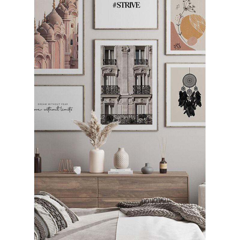 Poster Gallerix Parisian Building Facade