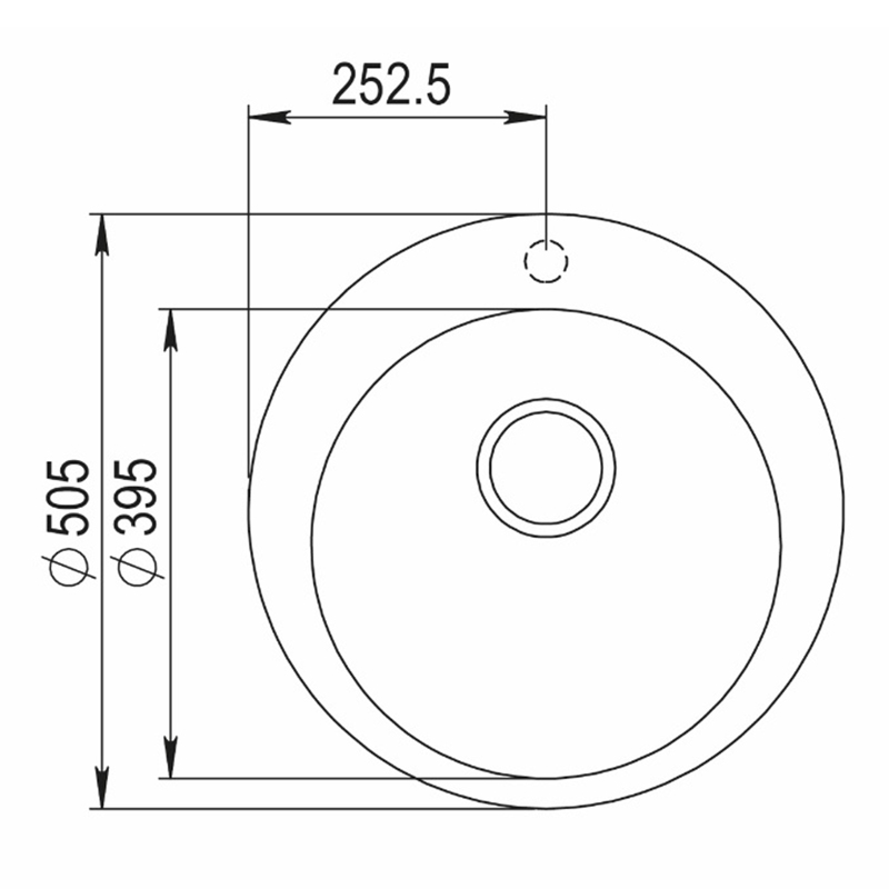 Diskho Lavabo Saturn Ø50,5