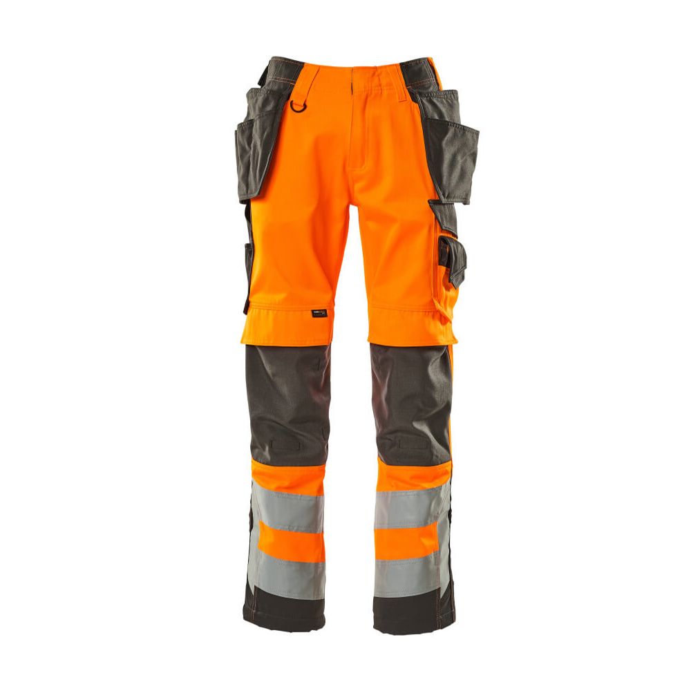 Mascot SAFE SUPREME Byxor med hängfickor 15531-860-1418 Storlek: 82C66, Färg: Hi-vis Orange/mörk Antracit