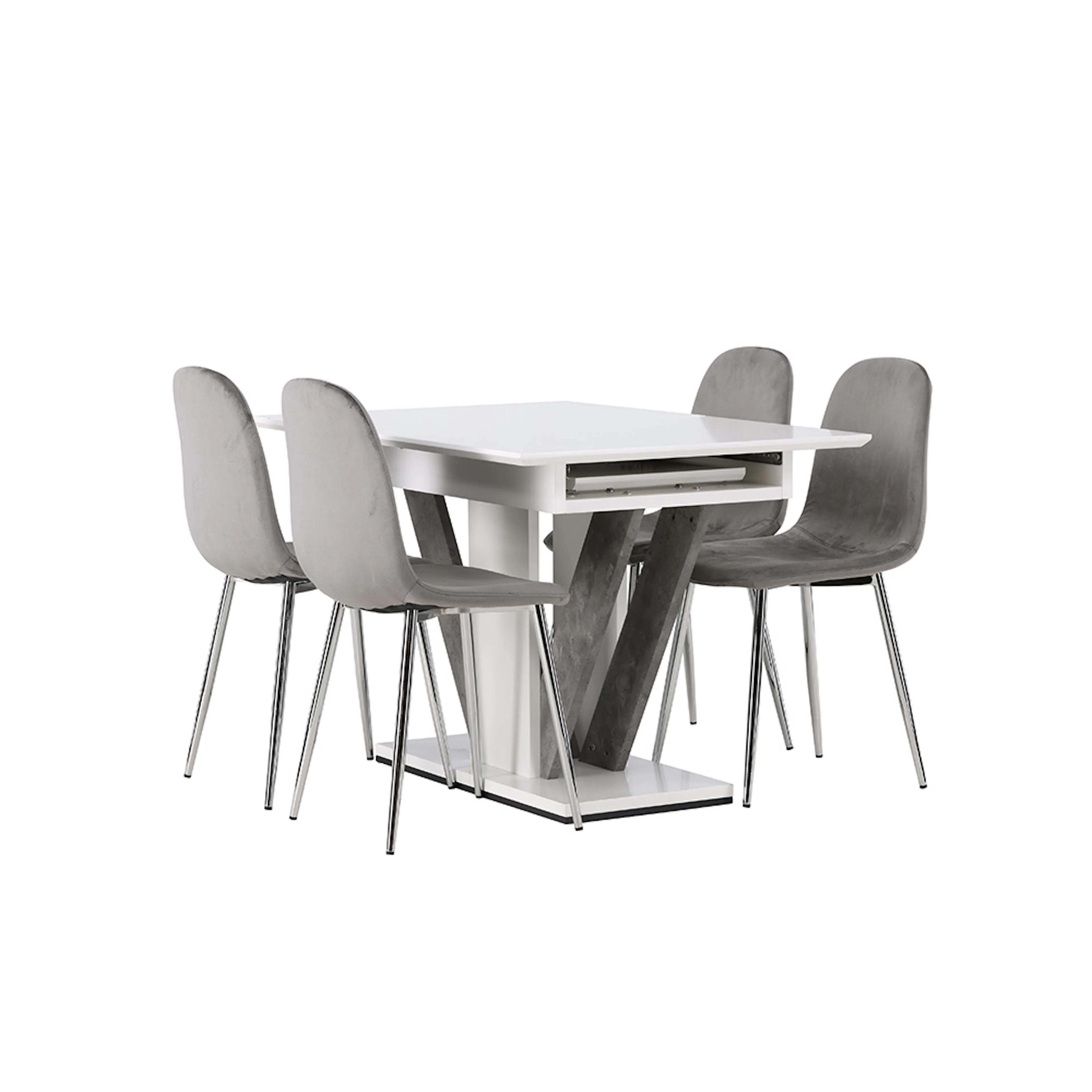 Matgrupp Venture Home Disa med 4 Eva Stolar