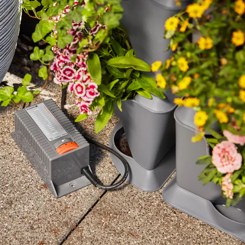 Bevattningsset Gardena Nature Up! Transformator och Pump