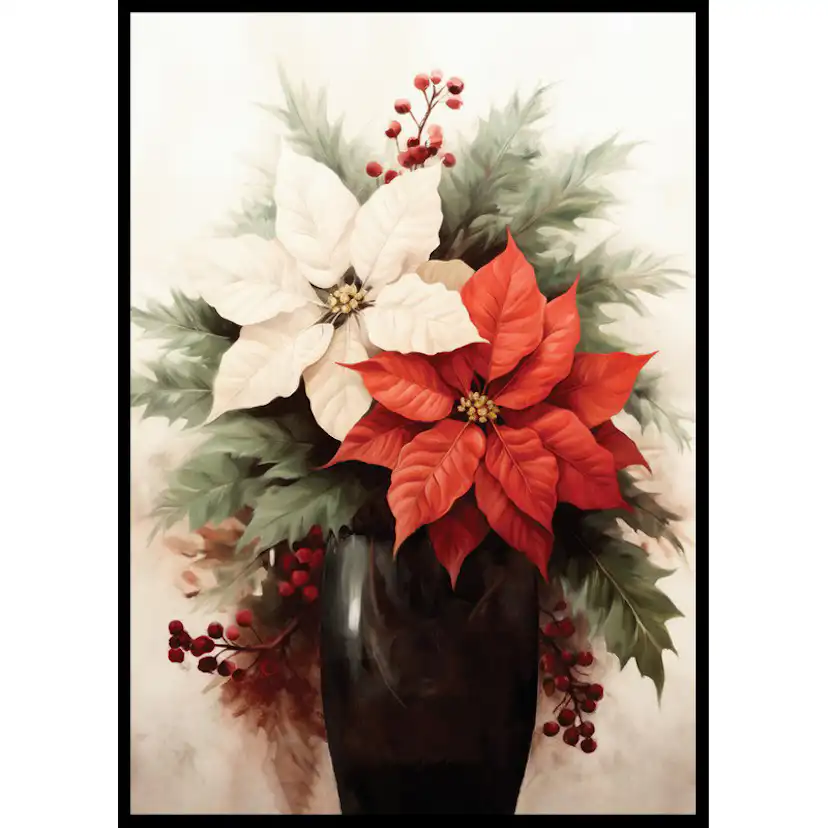 Poster Gallerix Poinsettia Flowers